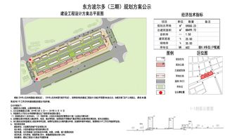 关于“东方波尔多三期”项目建设工程设计方案总平面图的审查公示